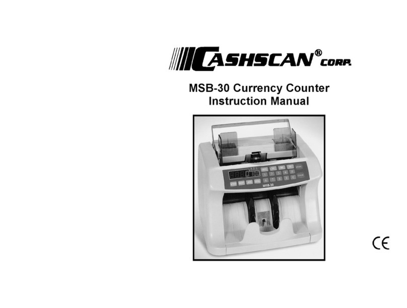 Cashscan MSB-30 instruction manual