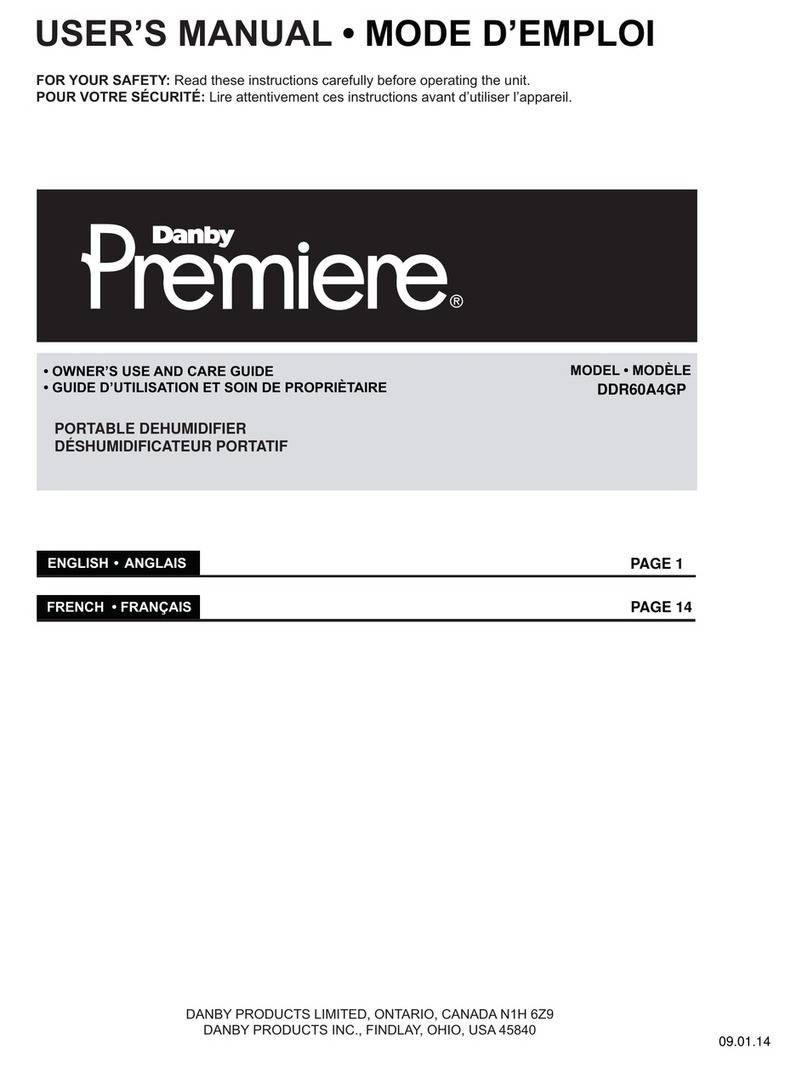 Danby DDR60A4GP User manual