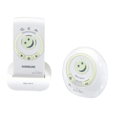 AUDIOLINE Baby Care 6 eco zero operating instructions