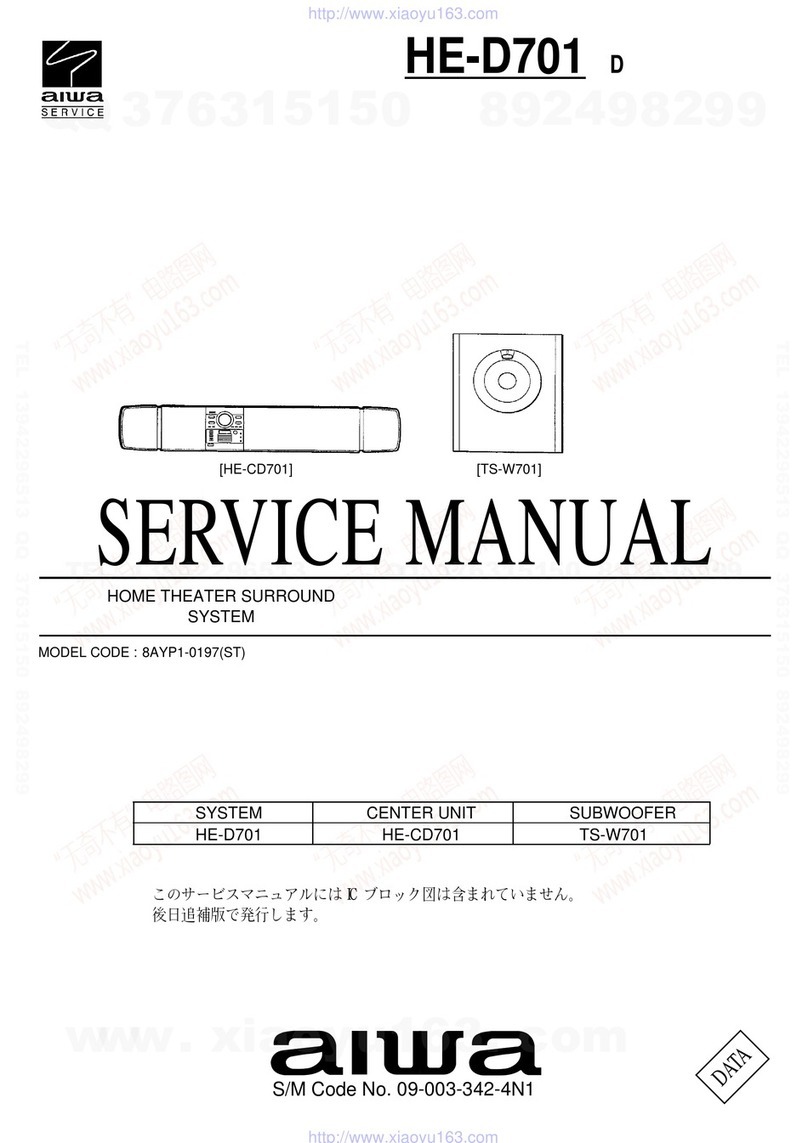 Aiwa HE-D701 Service manual