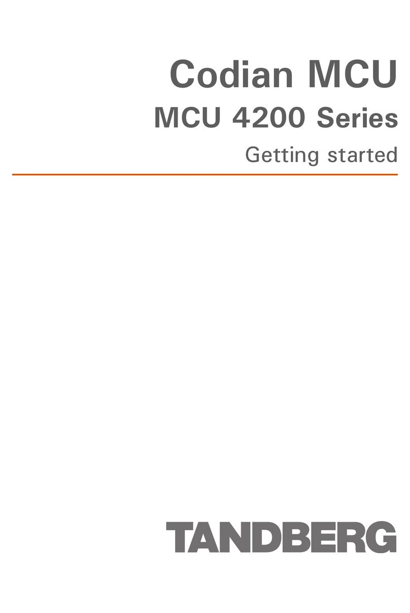 Codian MCU 4200 Series Getting started guide