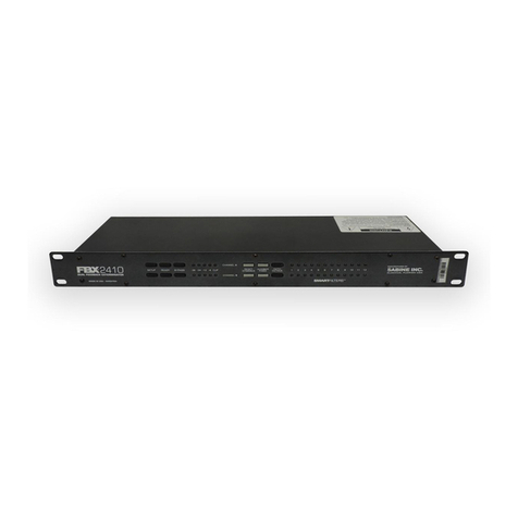 SABINE FBX2410 operating guide
