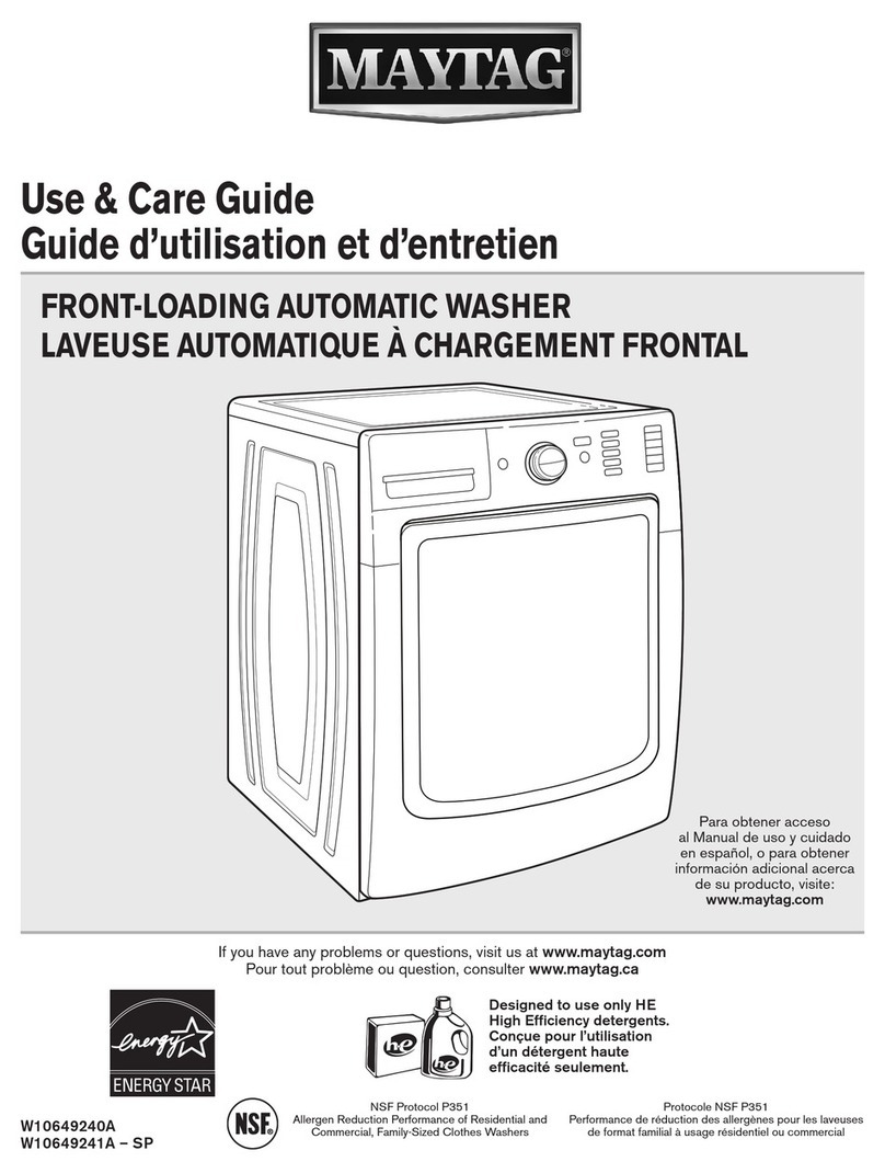 Maytag W10649241A - SP User manual