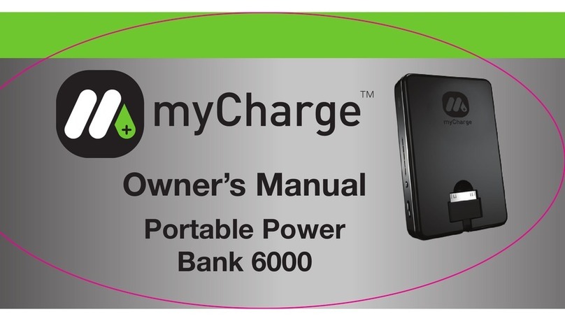 MyCharge 6000 User manual