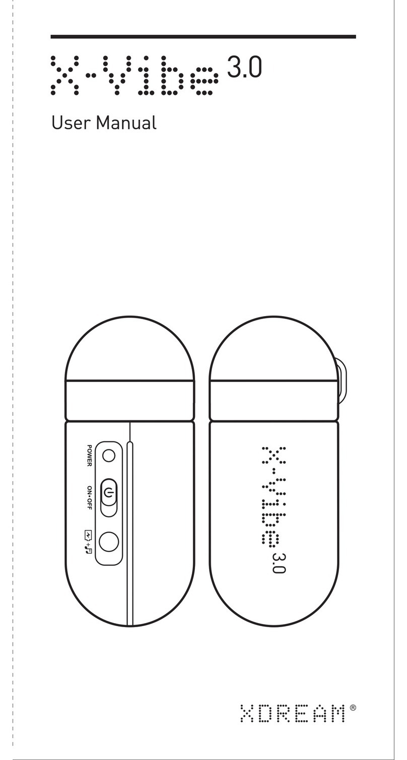 XDream X-Vibe 3.0 user manual