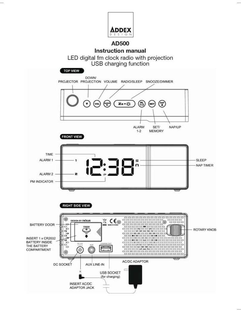 addex AD500 instruction manual