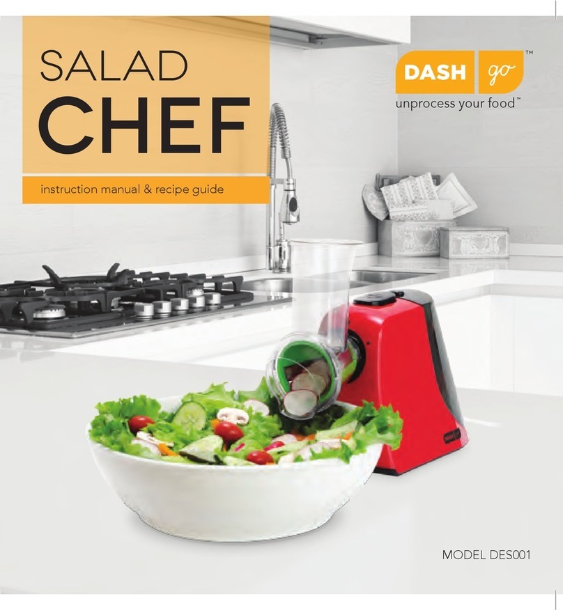 Dash Go DES001 Instruction manual & recipe guide Dash Go DES001 Instruction manual & recipe guide