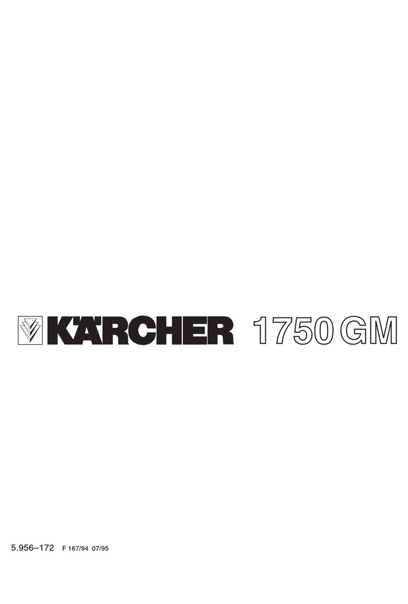 Kärcher 1750 GM User manual Kärcher 1750 GM User manual