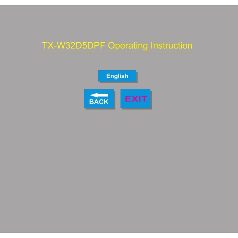 Panasonic TX-W32D5DPF operating instructions