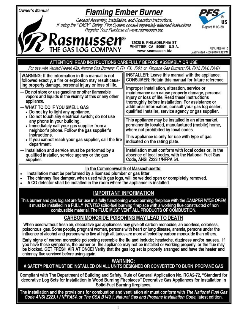 Rasmussen F owner's manual