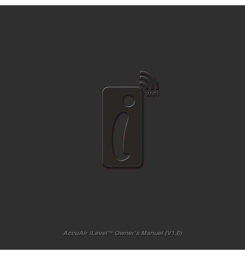 AccuAir iLevel owner's manual
