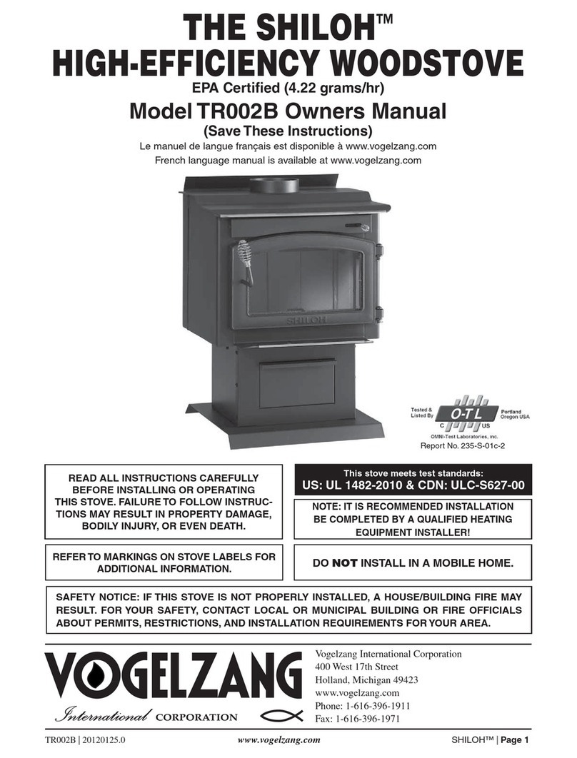 SHILOH TR002B owner's manual