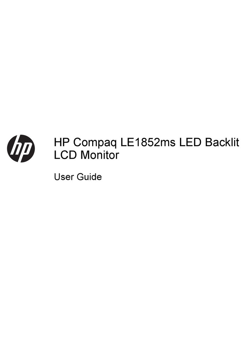 HP Compaq LE1852ms User manual