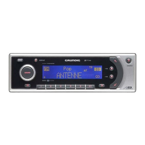 Grundig Allixx SCC 5460 RDS User manual