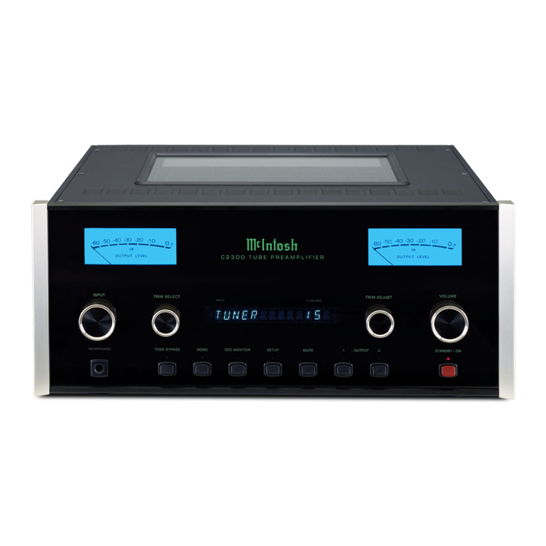 McIntosh C2300 User manual