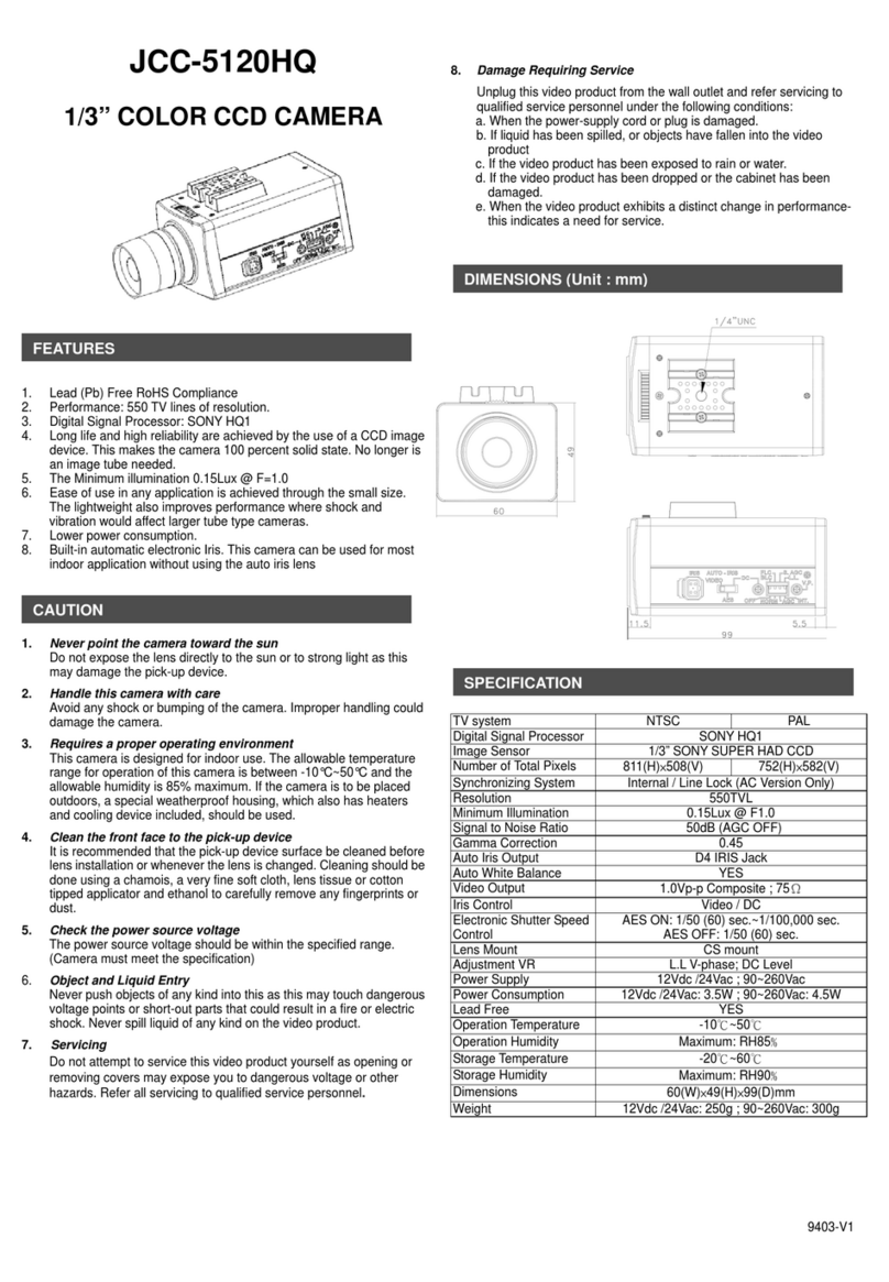 Jetcom CCTV JCC-5120HQ User manual