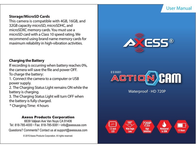 Axess CS3601 user manual