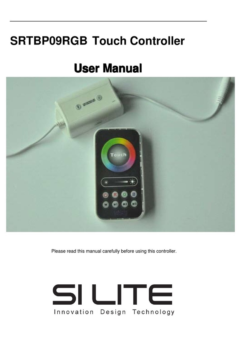 SI-lIte SRTBP09RGB user manual