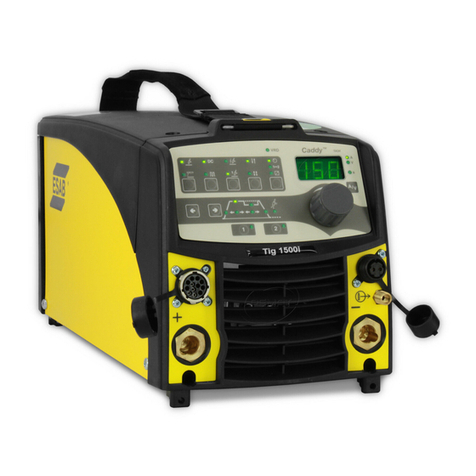 ESAB Cadd Tig 1500i TA34 User manual
