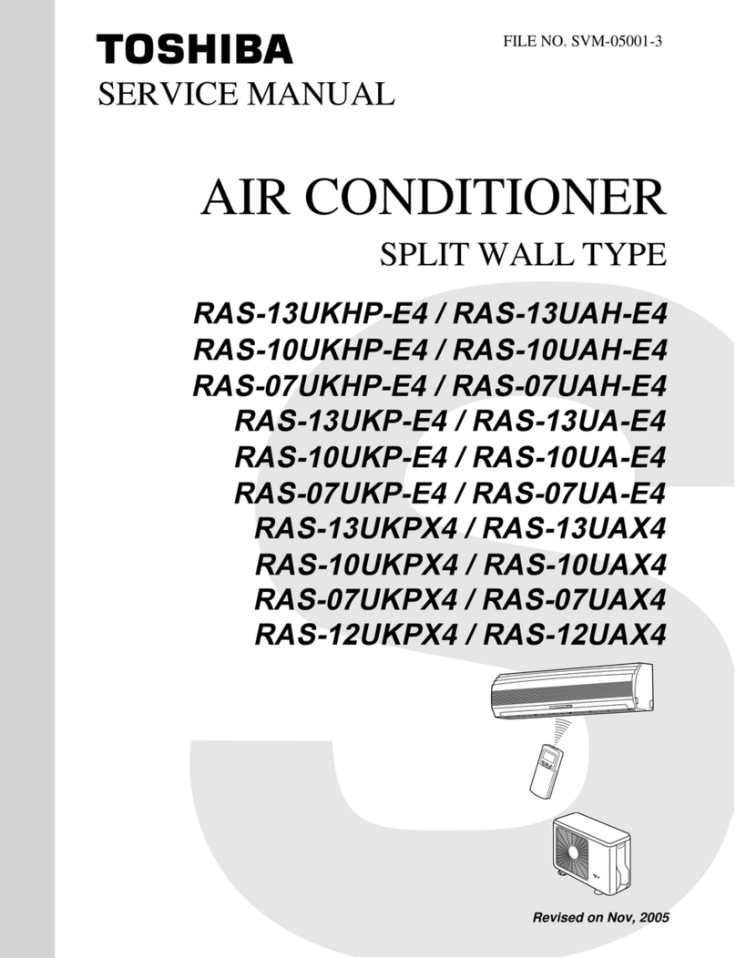 Toshiba RAS-13UKHP-E4 User manual