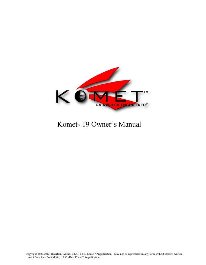 Komet 19 User manual