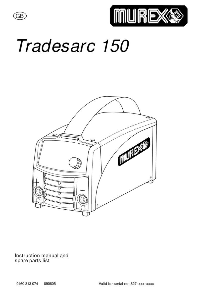 Murex Tradesarc 150 instruction manual
