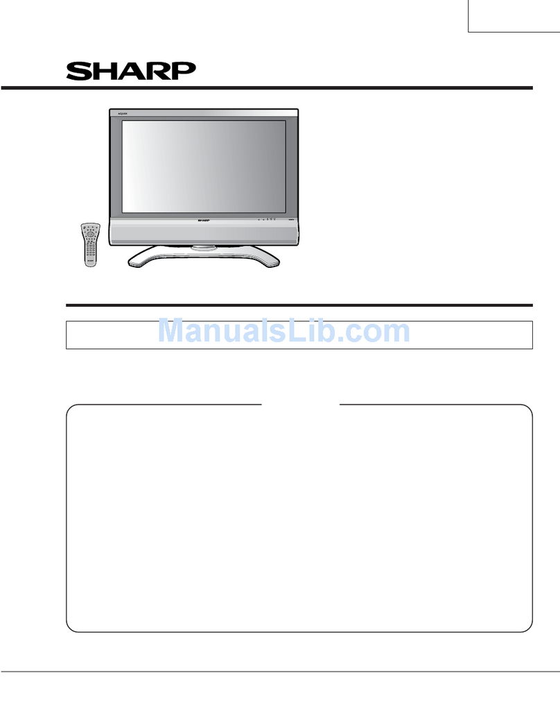 Sharp AQUOS LC-32P50E User manual