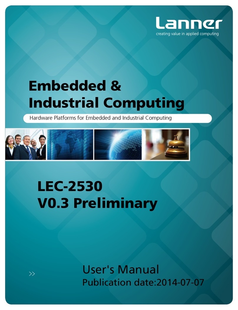 Lanner LEC-2530 User manual Lanner LEC-2530 User manual