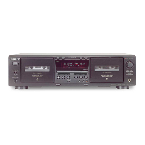 Sony TCW-E475 User manual