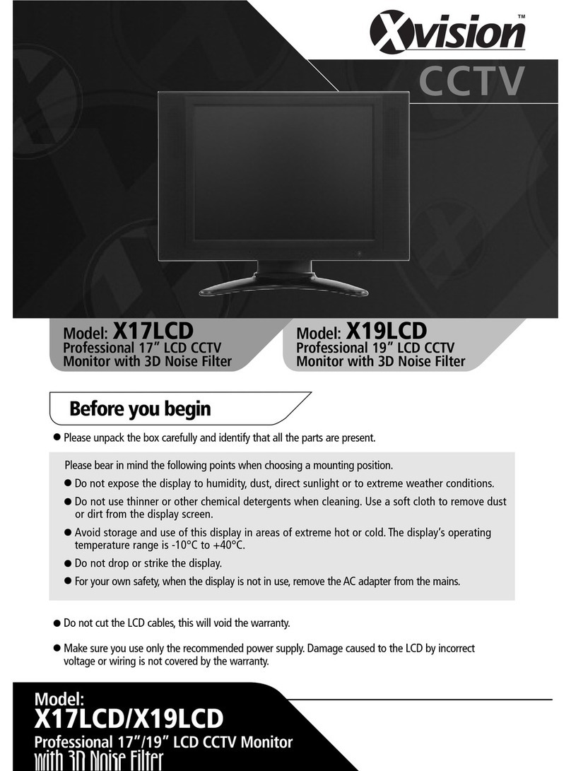 X-Vision X17LCD User manual