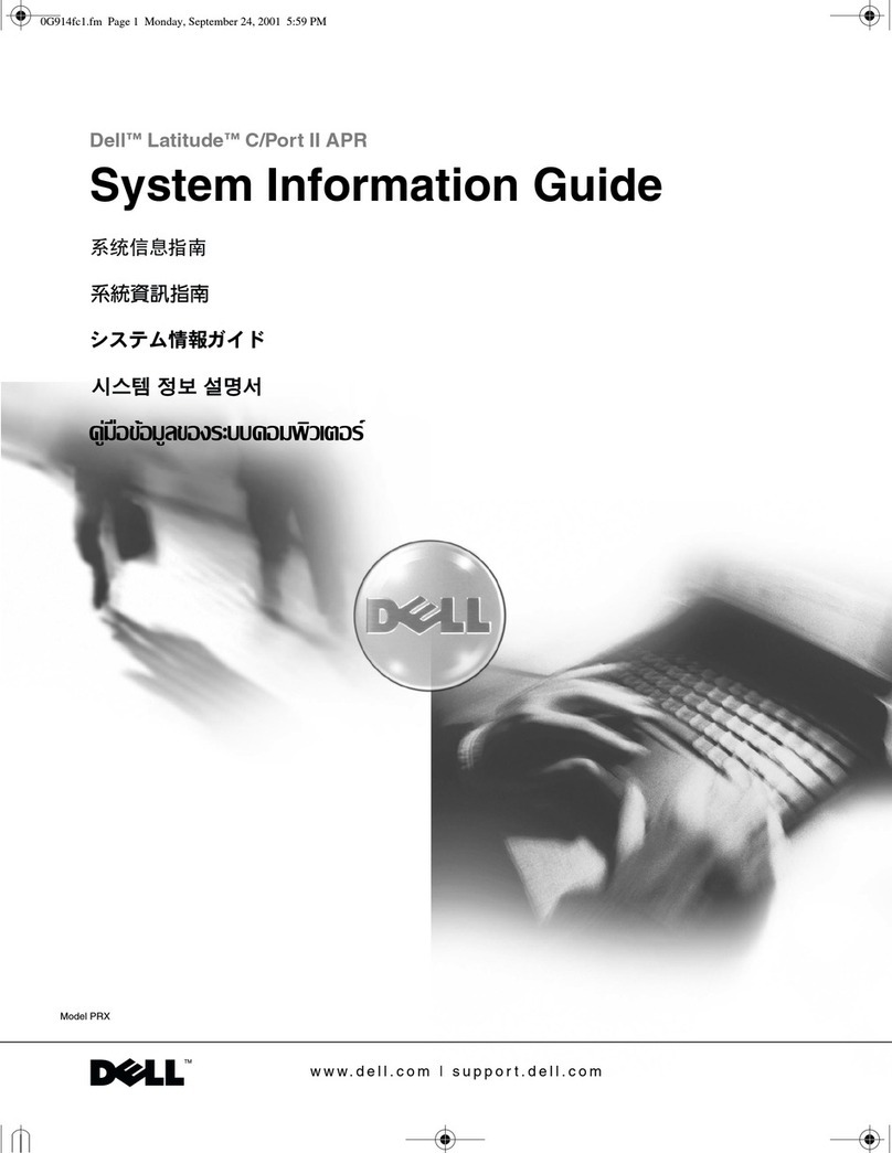 Dell Latitude C/Port II APR User guide