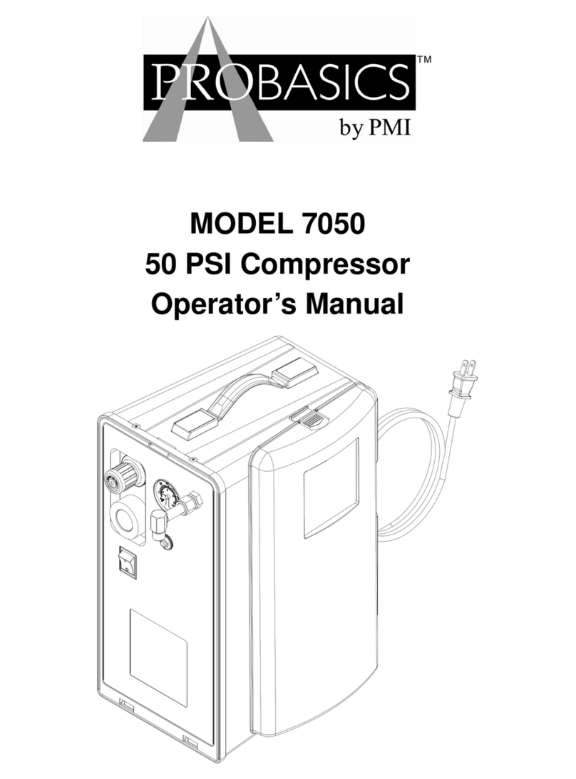 Probasics 7050 Operator's manual