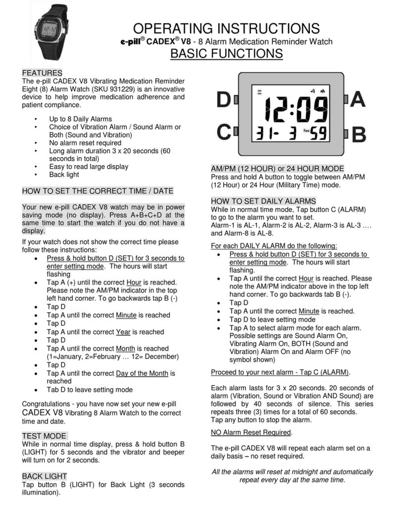 E-Pill ADEX V8 operating instructions