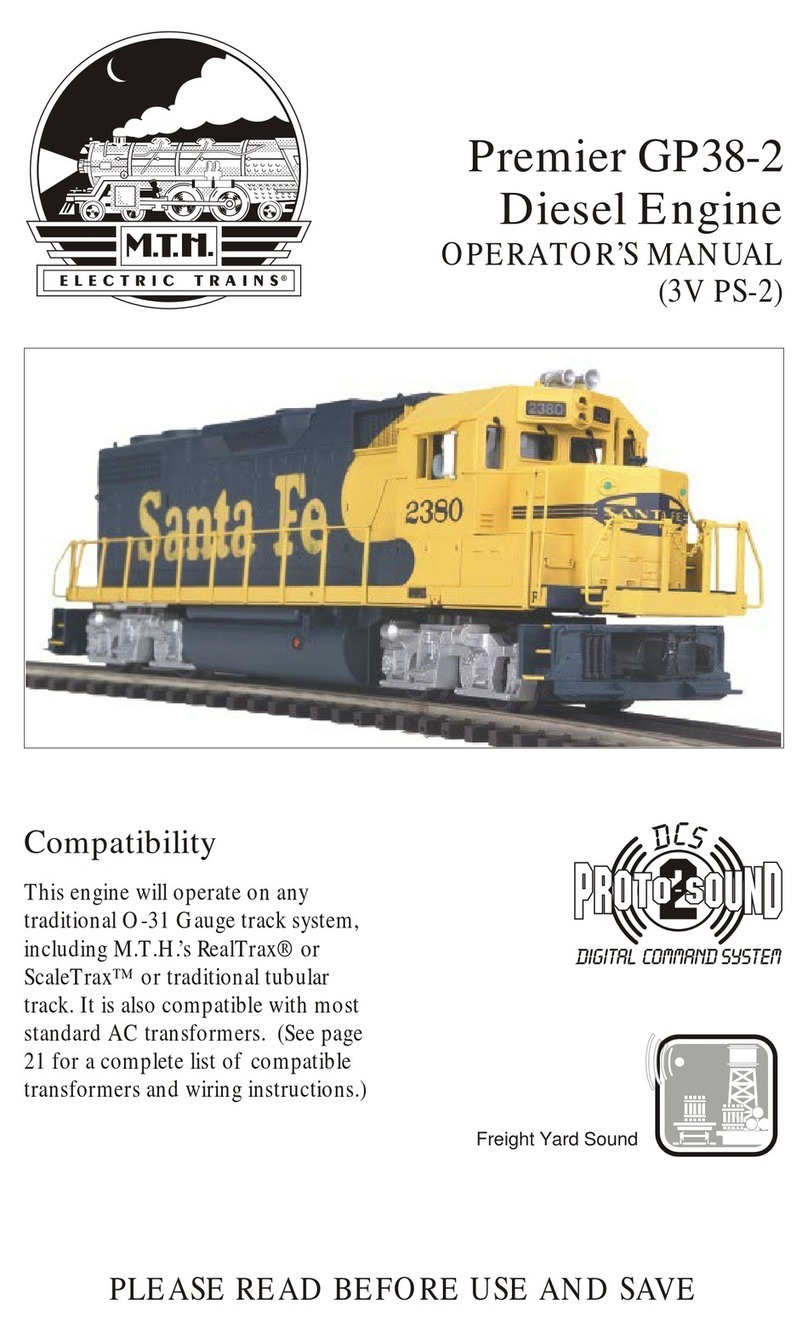 M.T.H. Premier GP38-2 Operator's manual