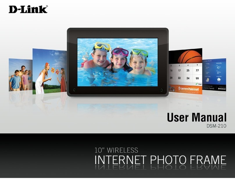 D-Link DSM-210 - Wireless Internet Photo Frame User manual