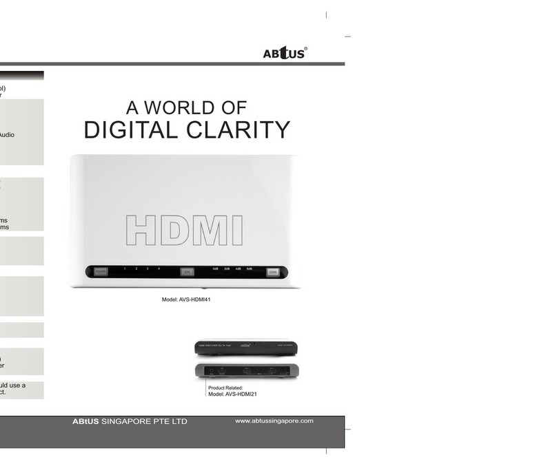Abtus AVS-HDMI41 user guide