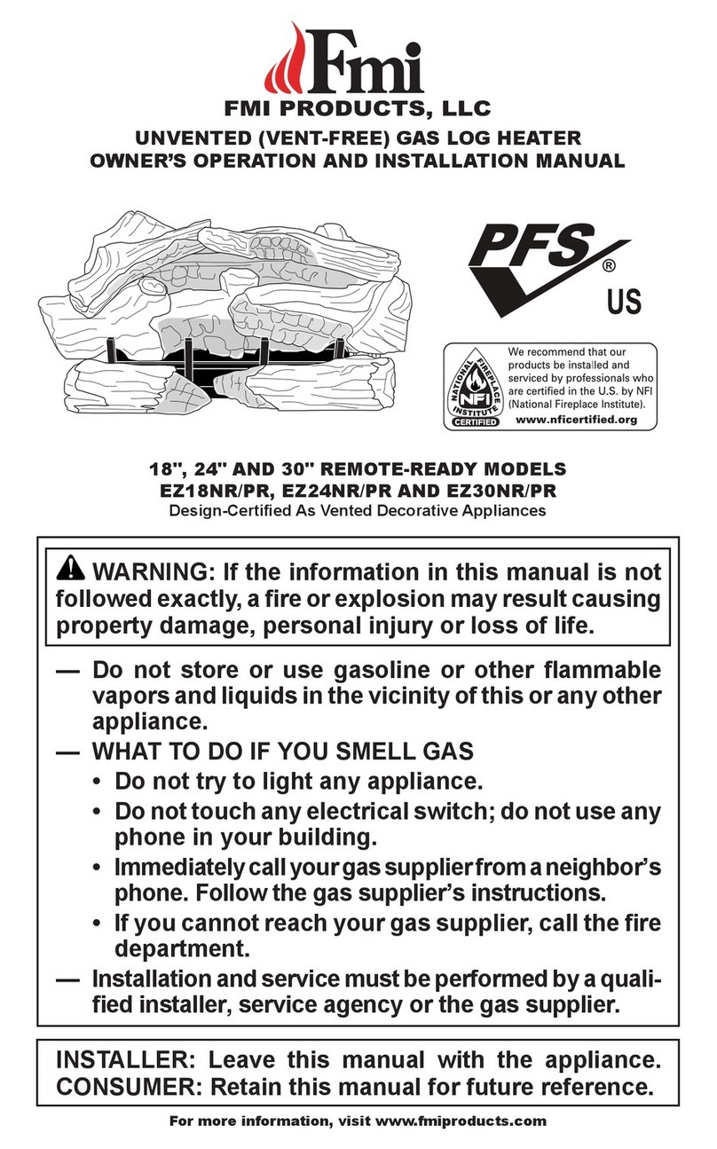 FMI EZ18NR OWNER'S OPERATION AND INSTALLATION MANUAL