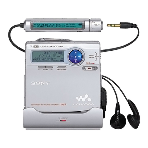 Sony MZ-R910 User manual