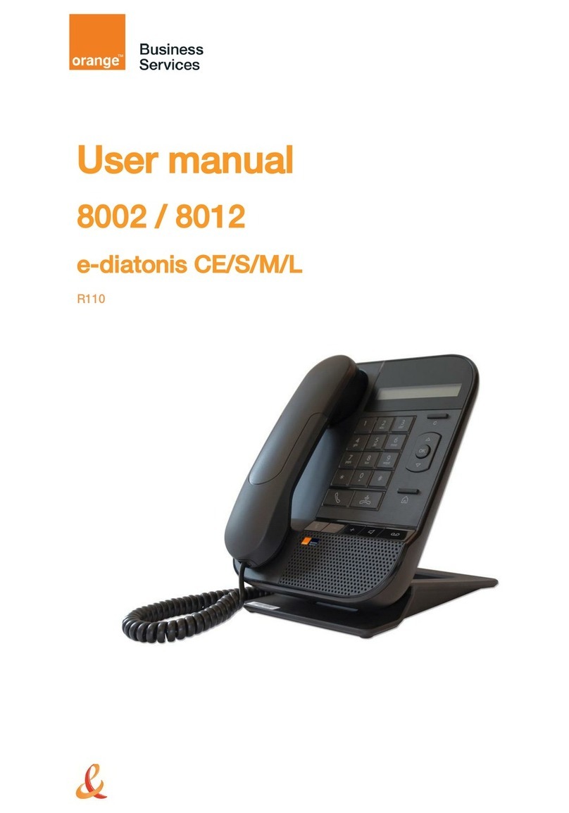 ORANGE 8002 user manual