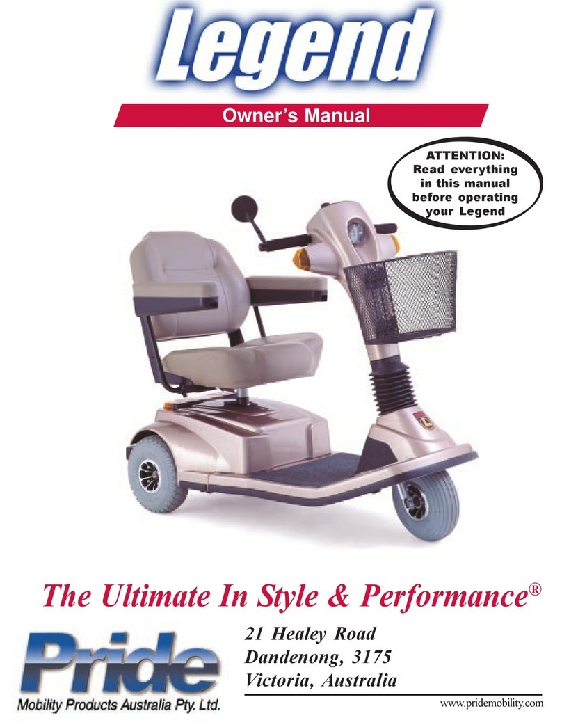 Pride Legend User manual