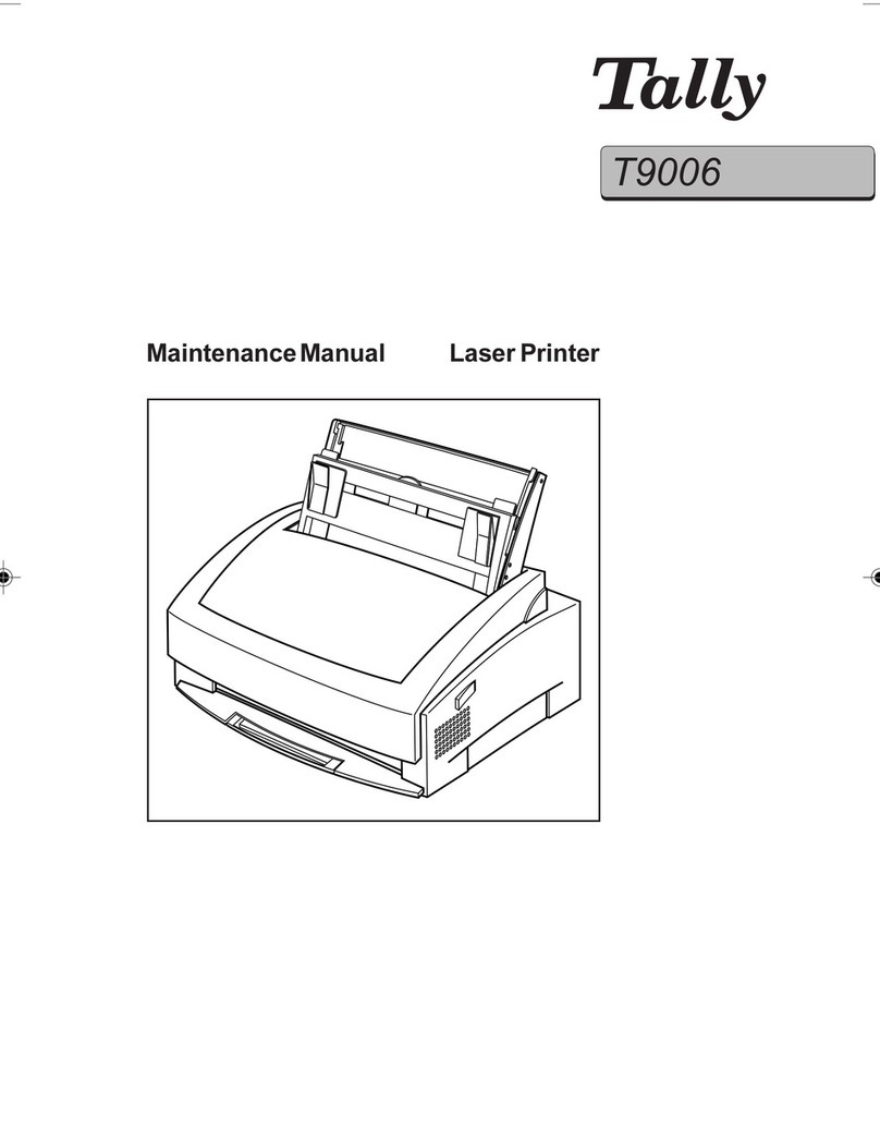Tally T9006 User manual