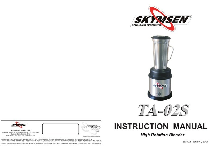 Skymsen TA-02S instruction manual