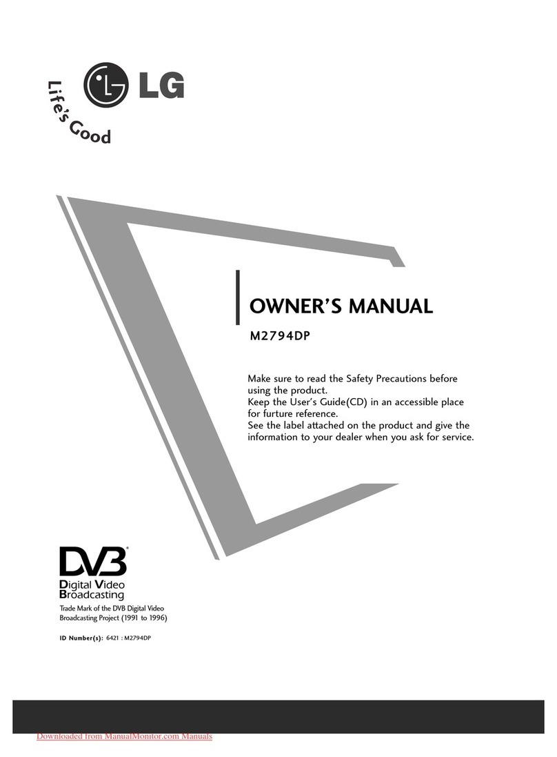 LG Flatron M2794DP User manual