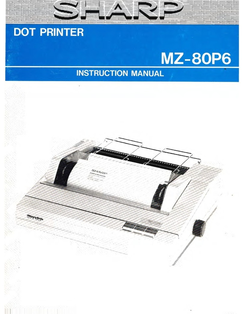 Sharp MZ-80P6 User manual