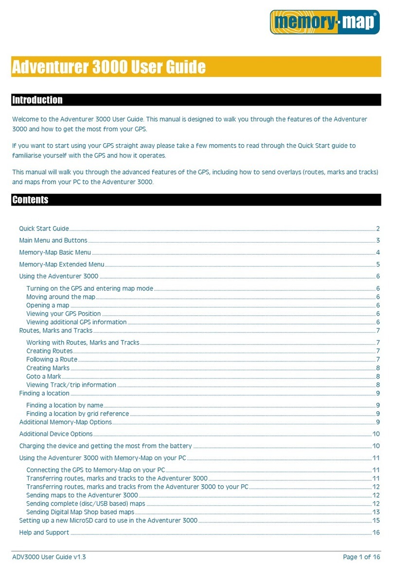 Memory-map Adventurer 3000 user guide