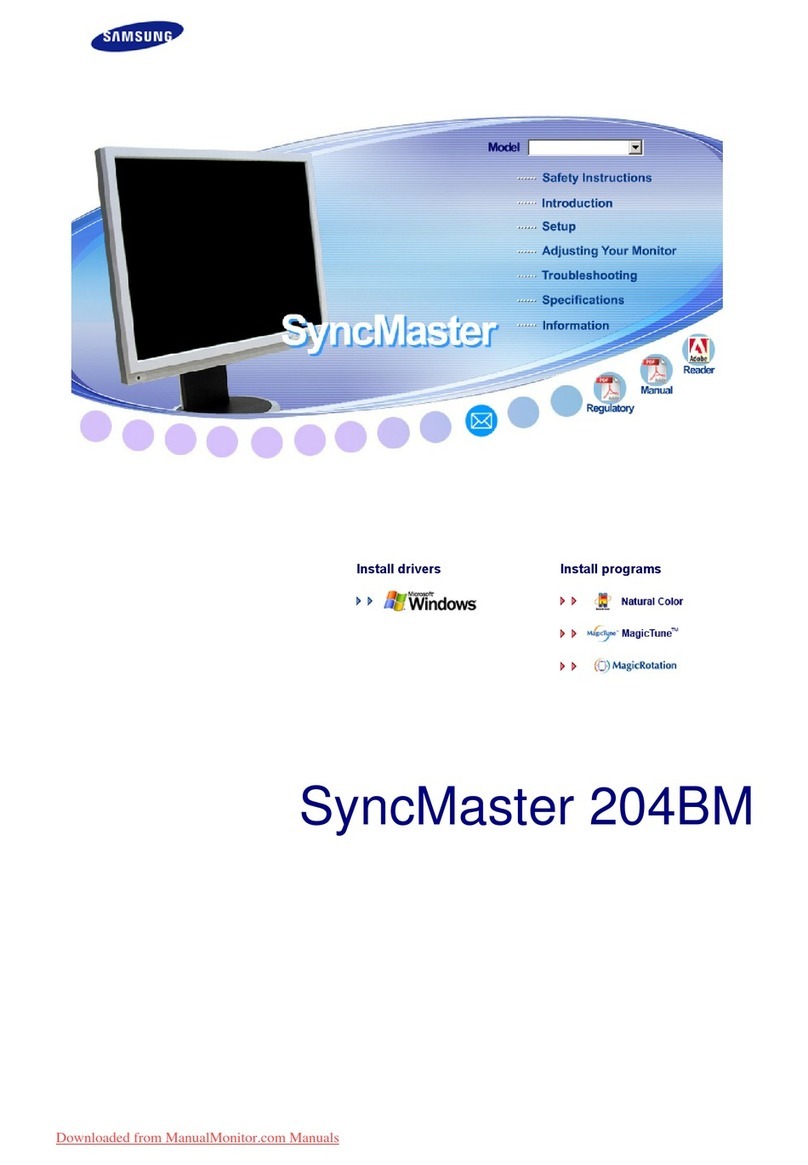 Samsung SyncMaster 204BM User manual