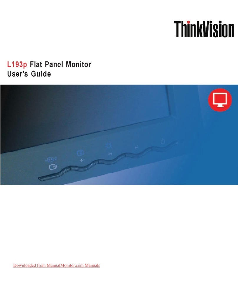 Lenovo ThinkVision L193p User manual