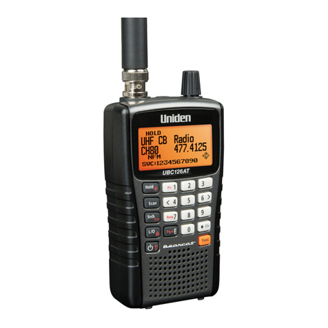 Uniden UBC126AT owner's manual