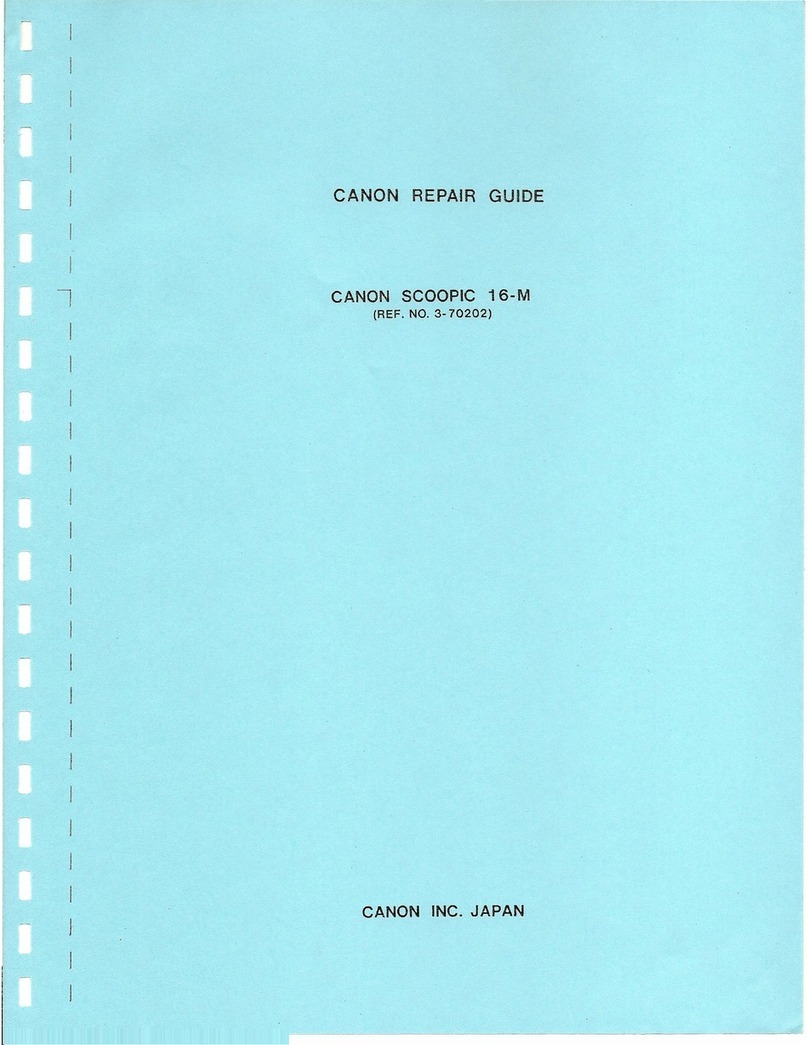Canon SCOOPIC 16- M Assembly instructions