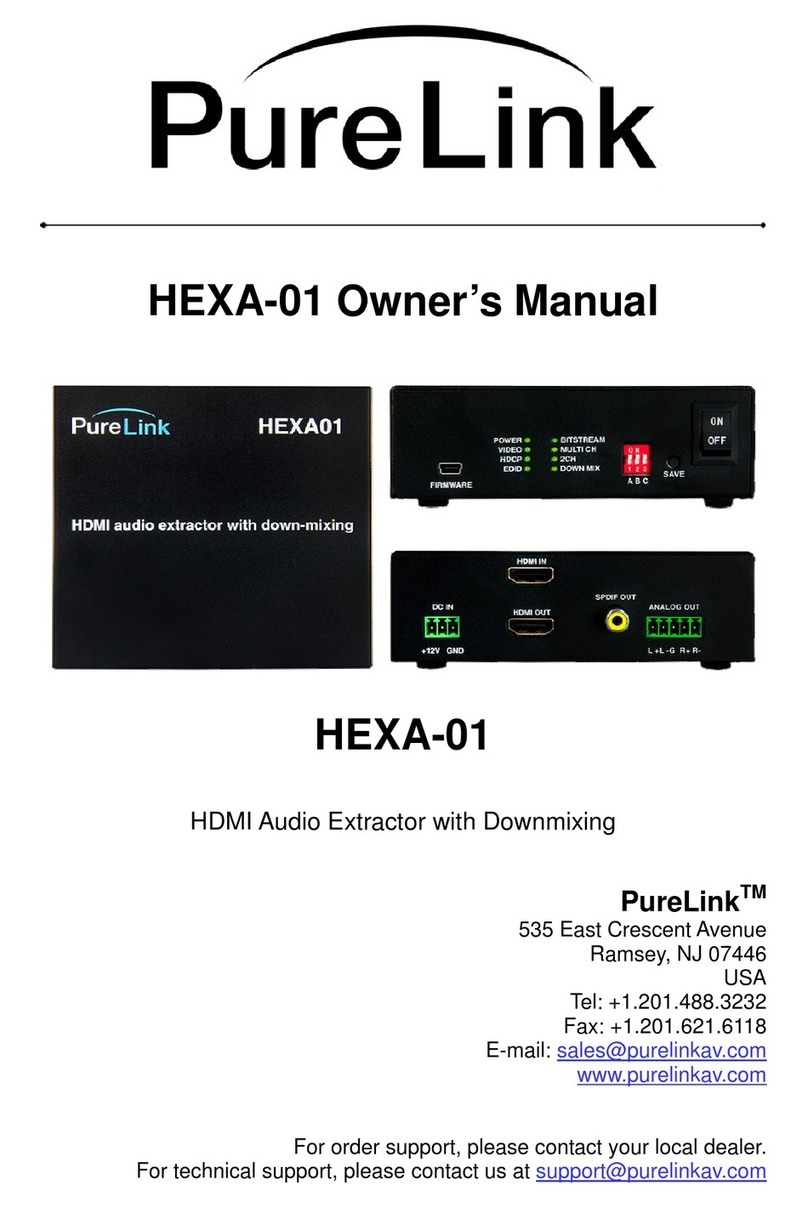 PureLink HEXA-01 owner's manual